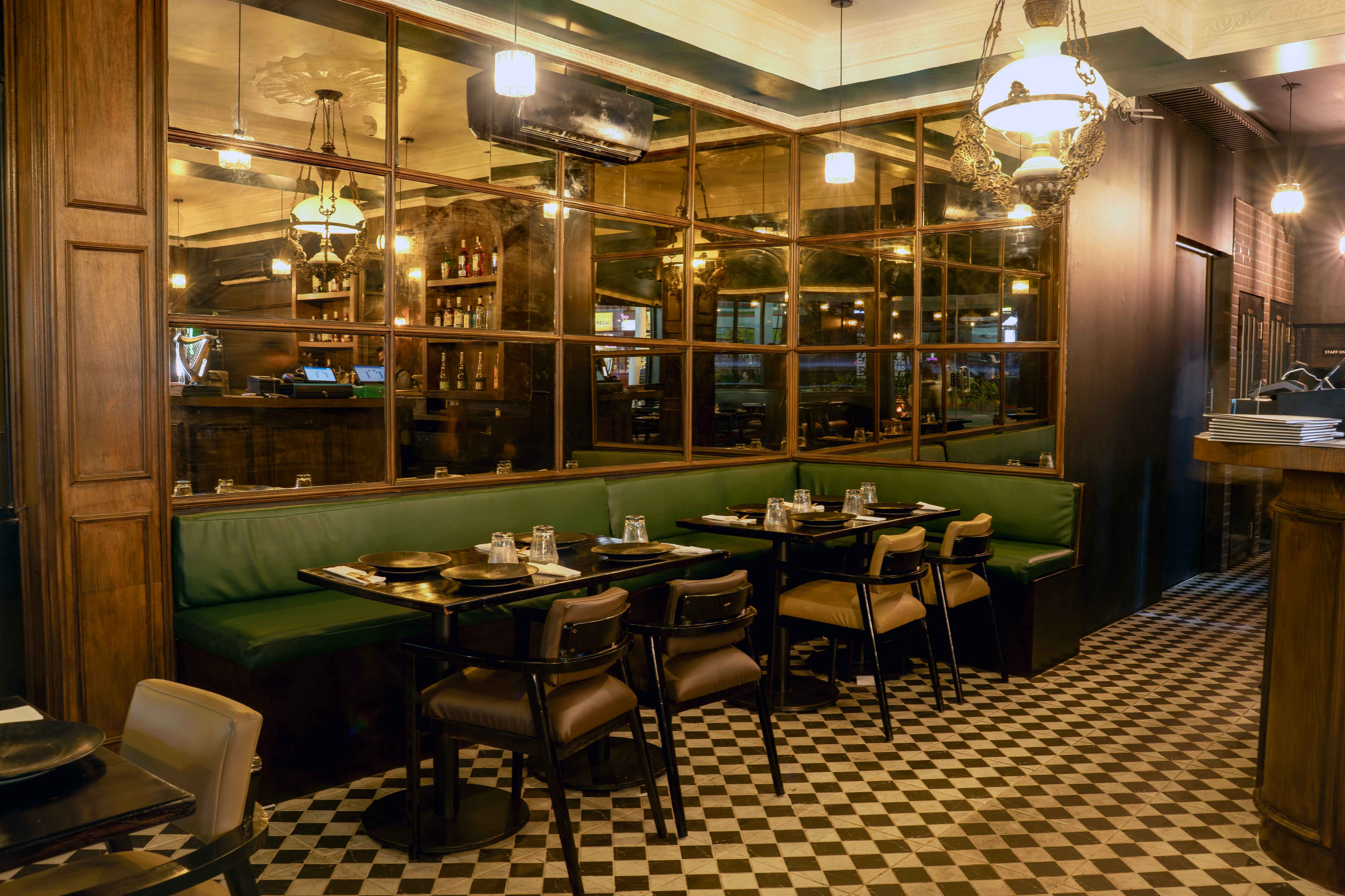 2 Fat Indians Restaurant Interior Dining Area